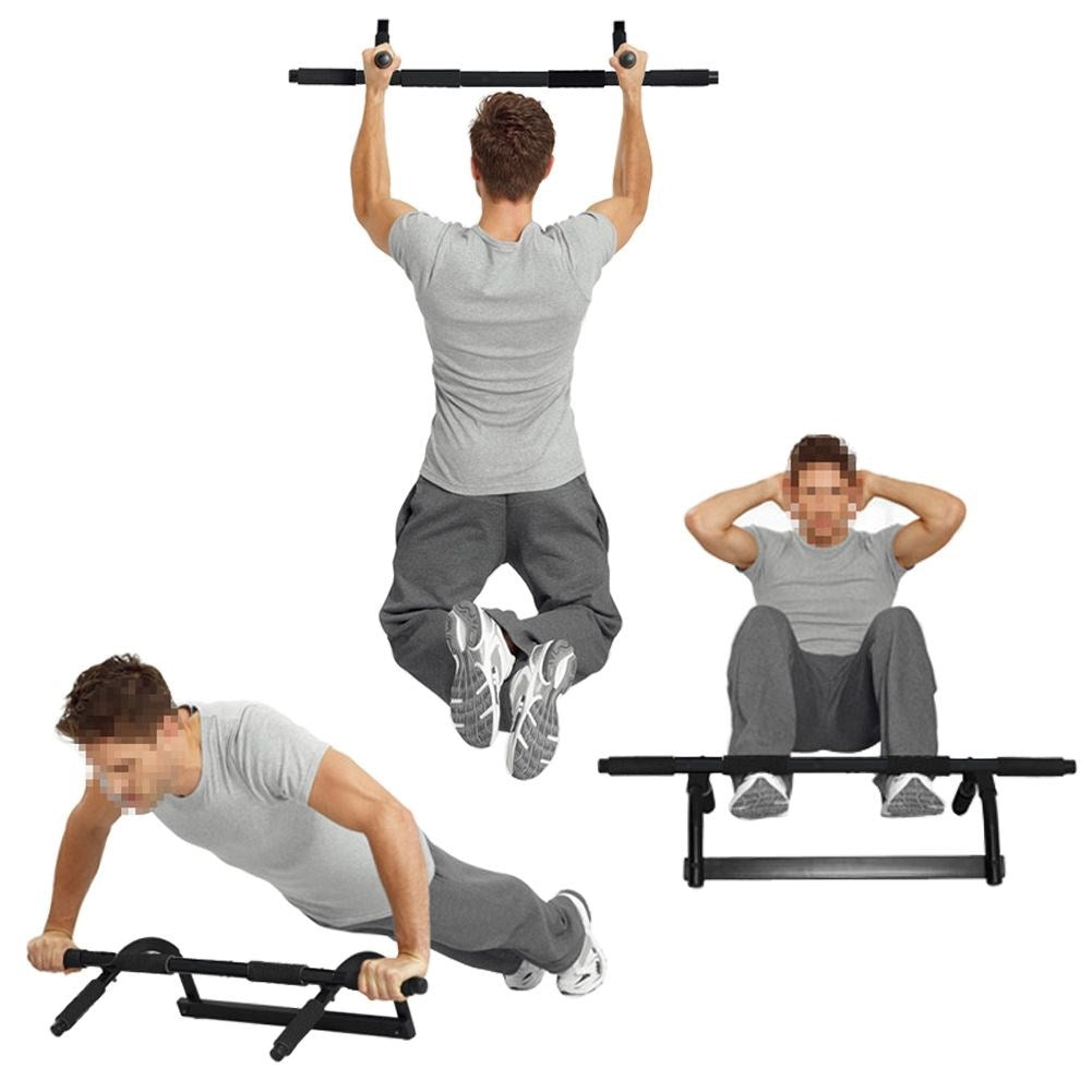 Wall and ceiling mounted training bar for all levels