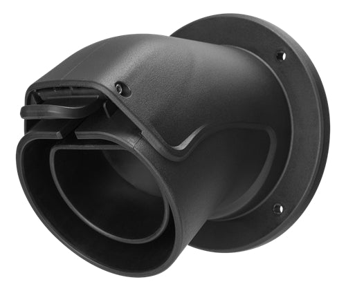 Wall bracket for Type 2 charging connector angled