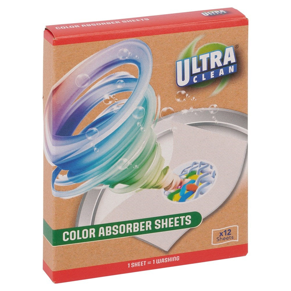 Washing wipes sheets that catch color 12 pcs.