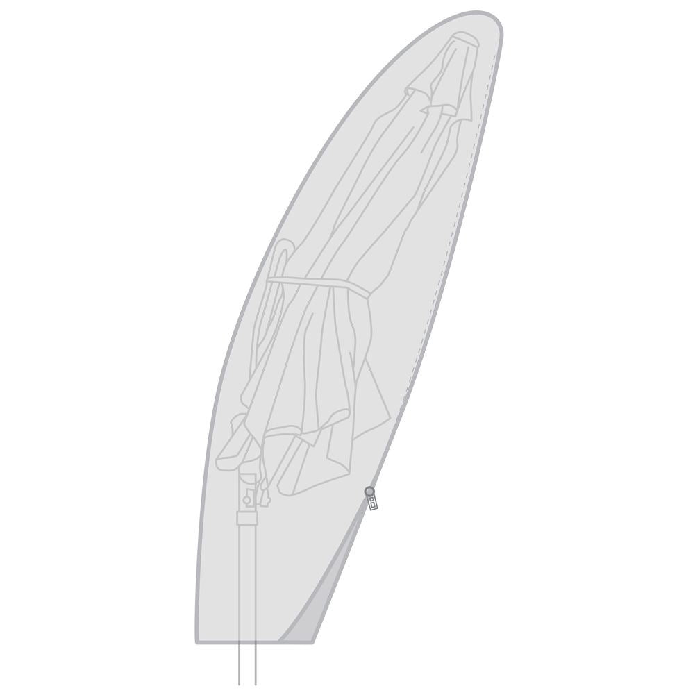 Water resistant parasol cover for all weather conditions
