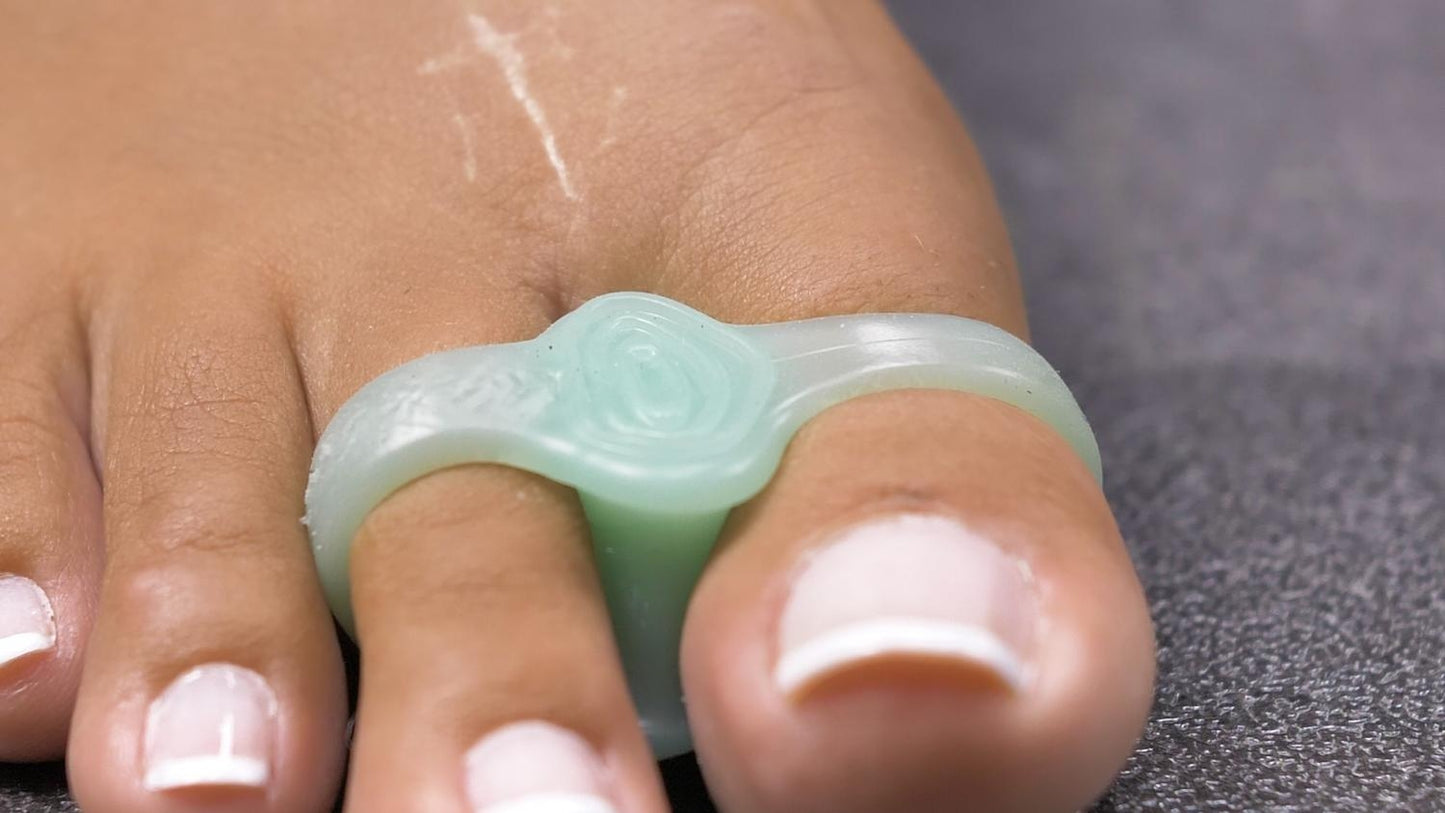 Wellys Toe separator with 2 loops 'Menthogel' (2pcs)