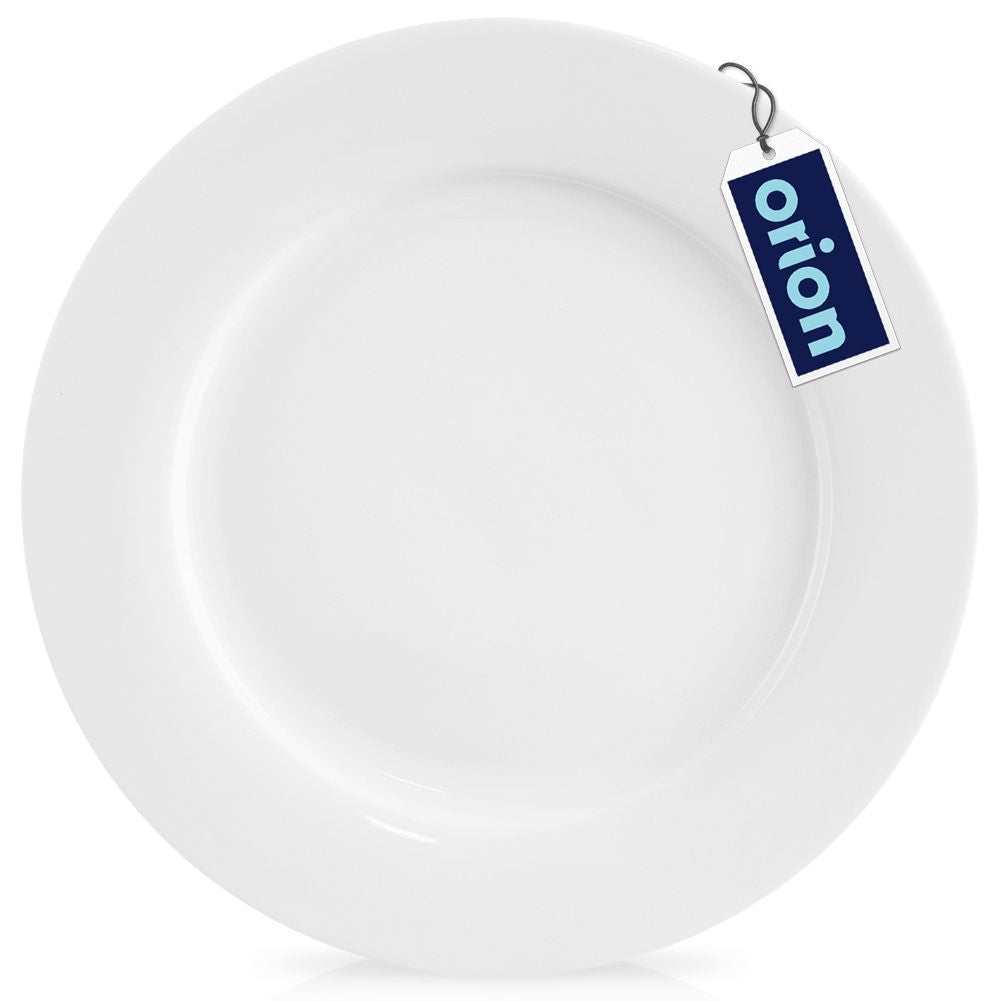 White porcelain tableware: Dishwasher and microwave safe