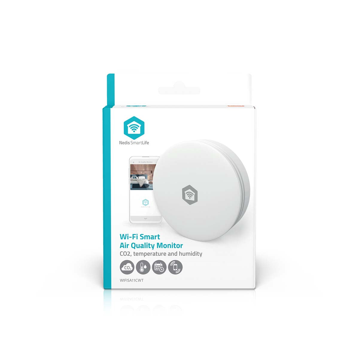 Wi-Fi Air Quality Monitor – CO2, Temp, Humidity Sensor