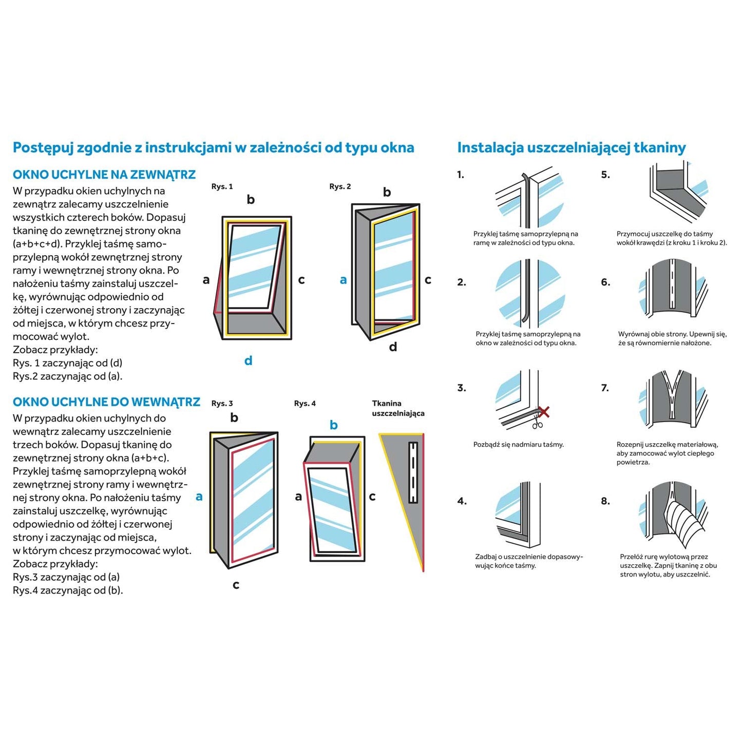 Window seal for air conditioners