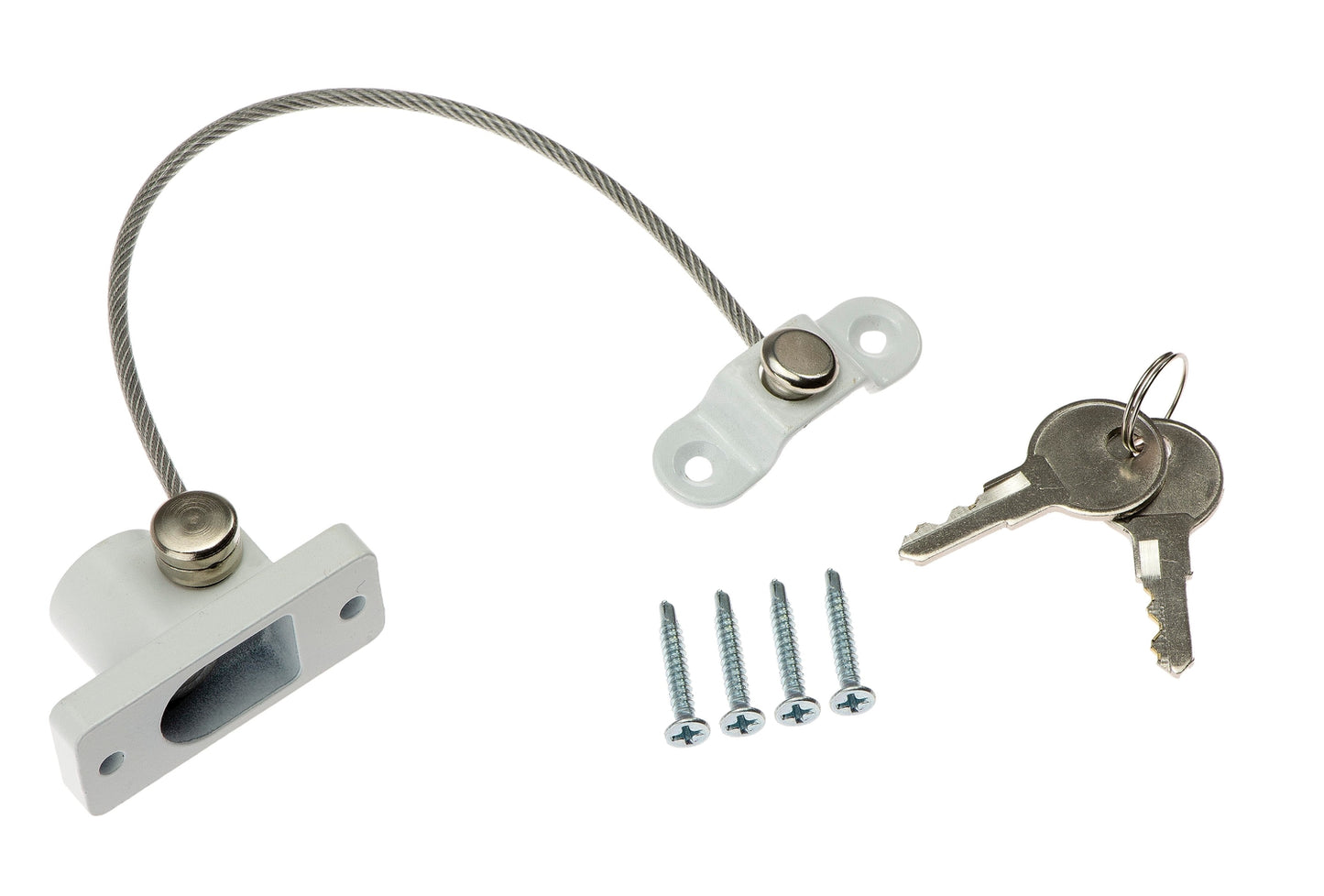 Window security tilt lock with key