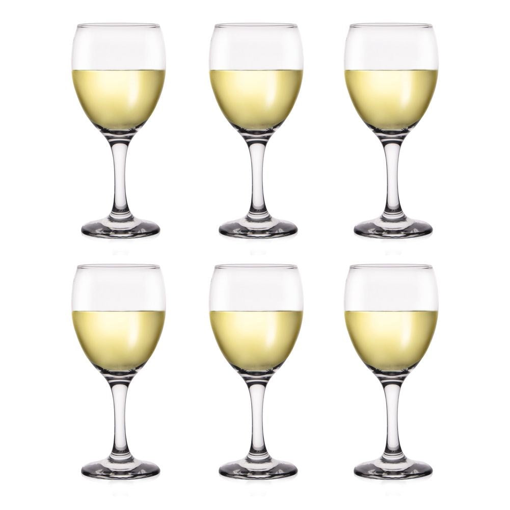 Wine glasses glass 245 ml 6 pcs.