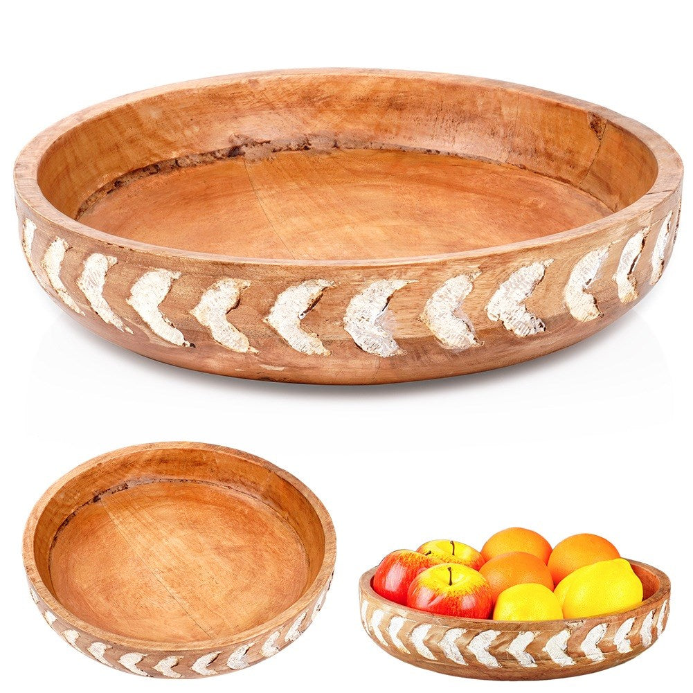 Wooden bowl 30.5 cm, 2.5 l