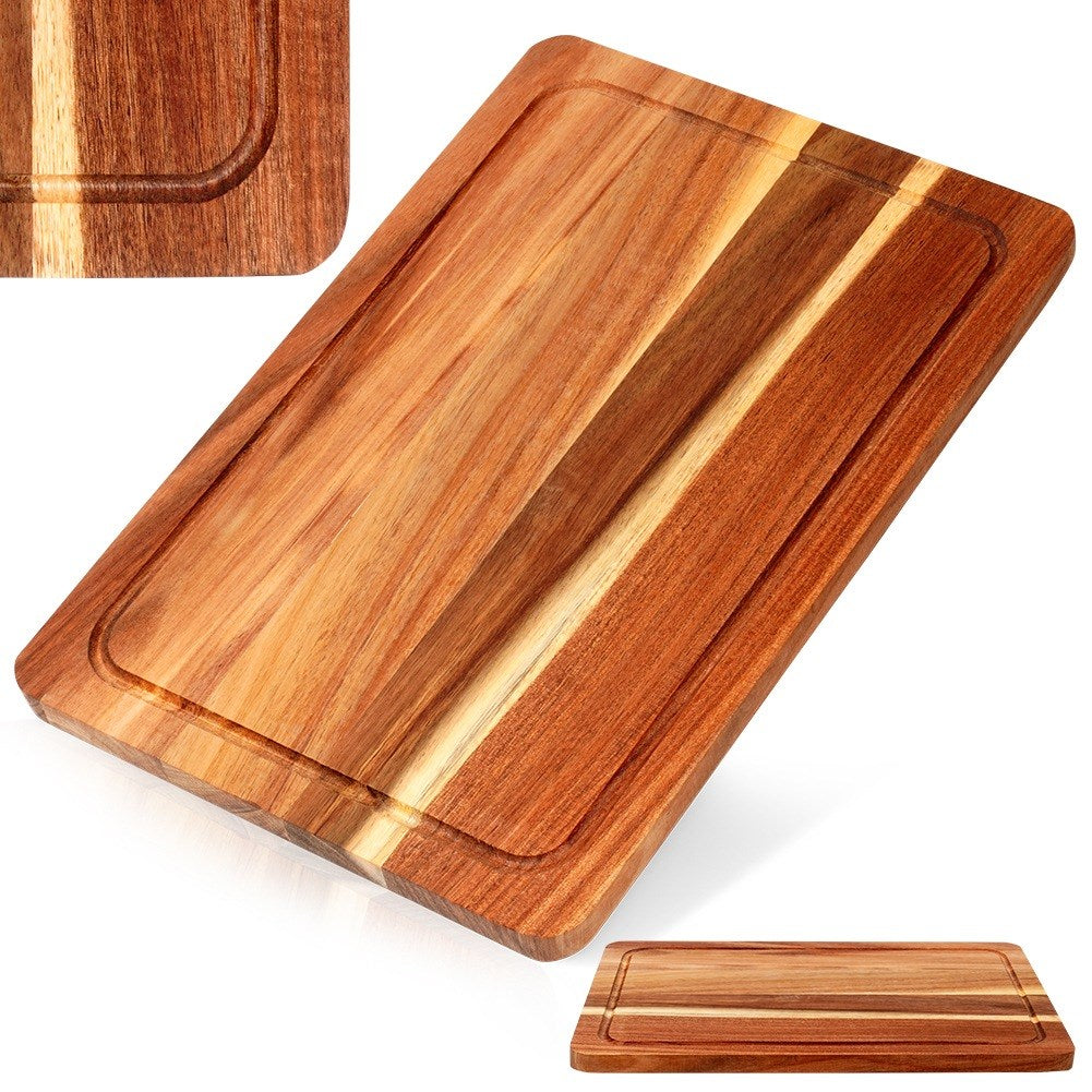 Wooden chopping and serving board 37x25 cm
