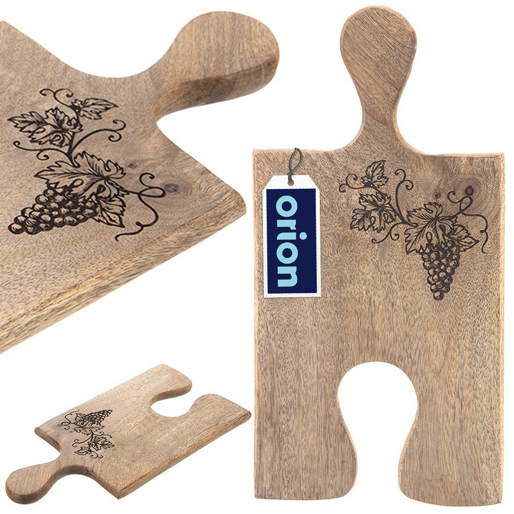 Wooden serving cutting board MANGO 29.5x15cm