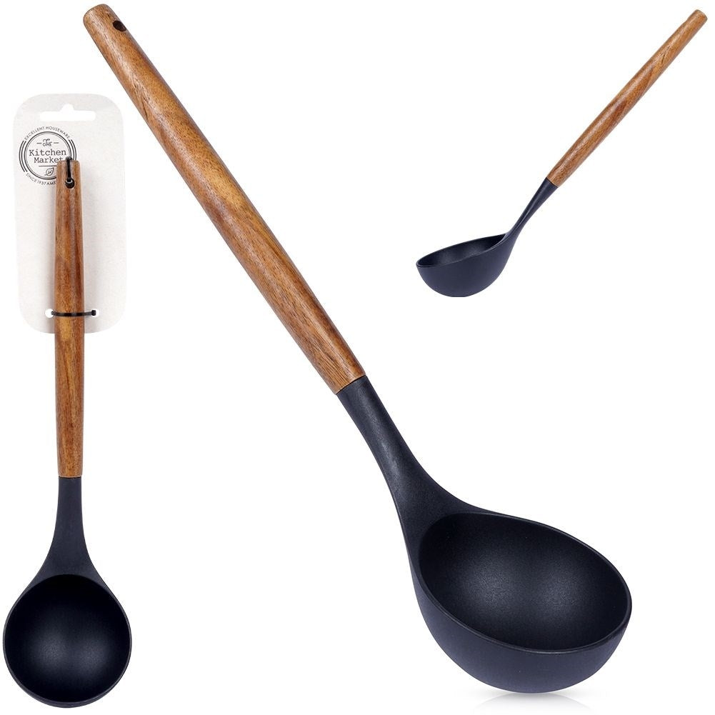 Wooden spoon made of acacia wood - Ideal for soups and sauces