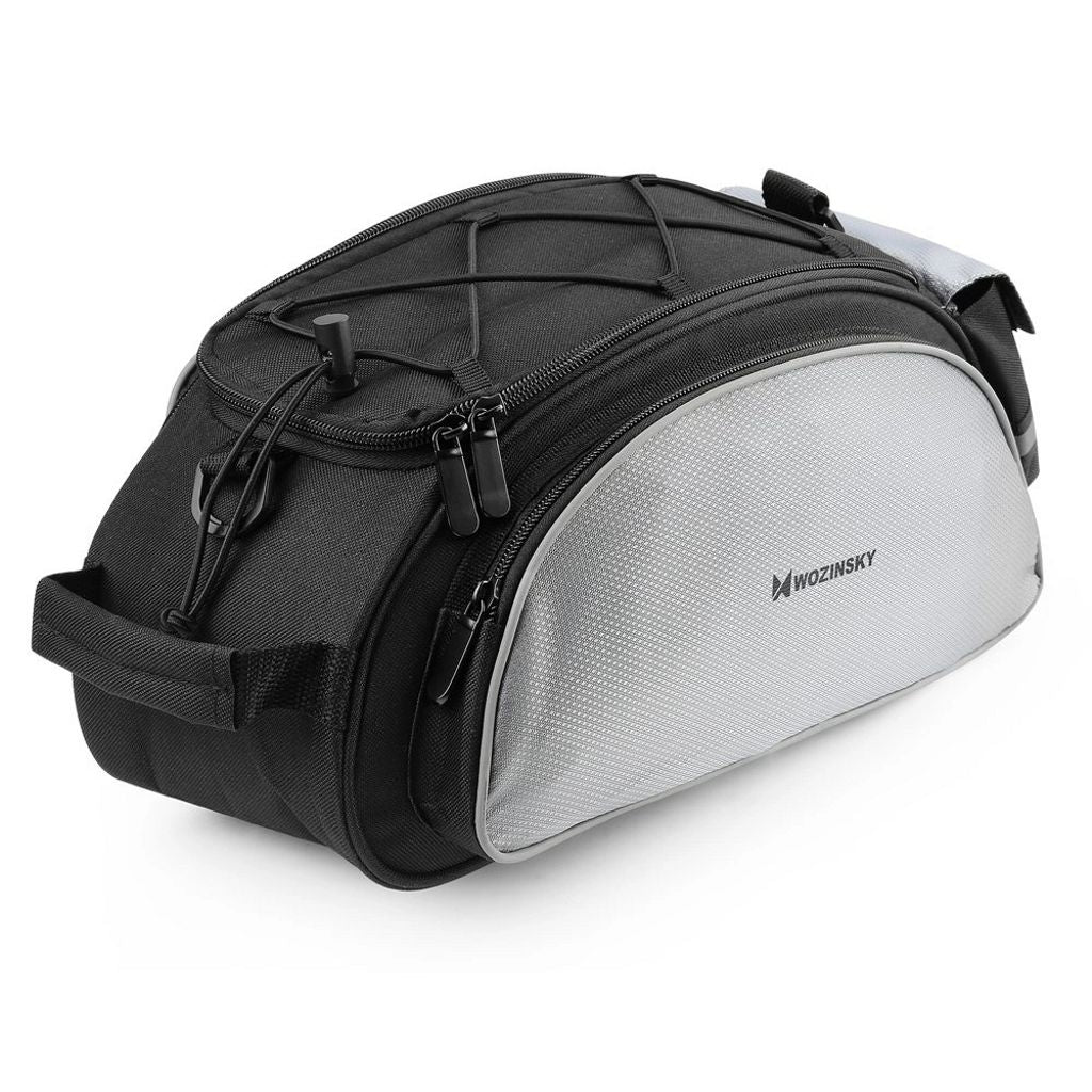 Wozinsky Bicycle Bag with Shoulder Strap - Black/Grey