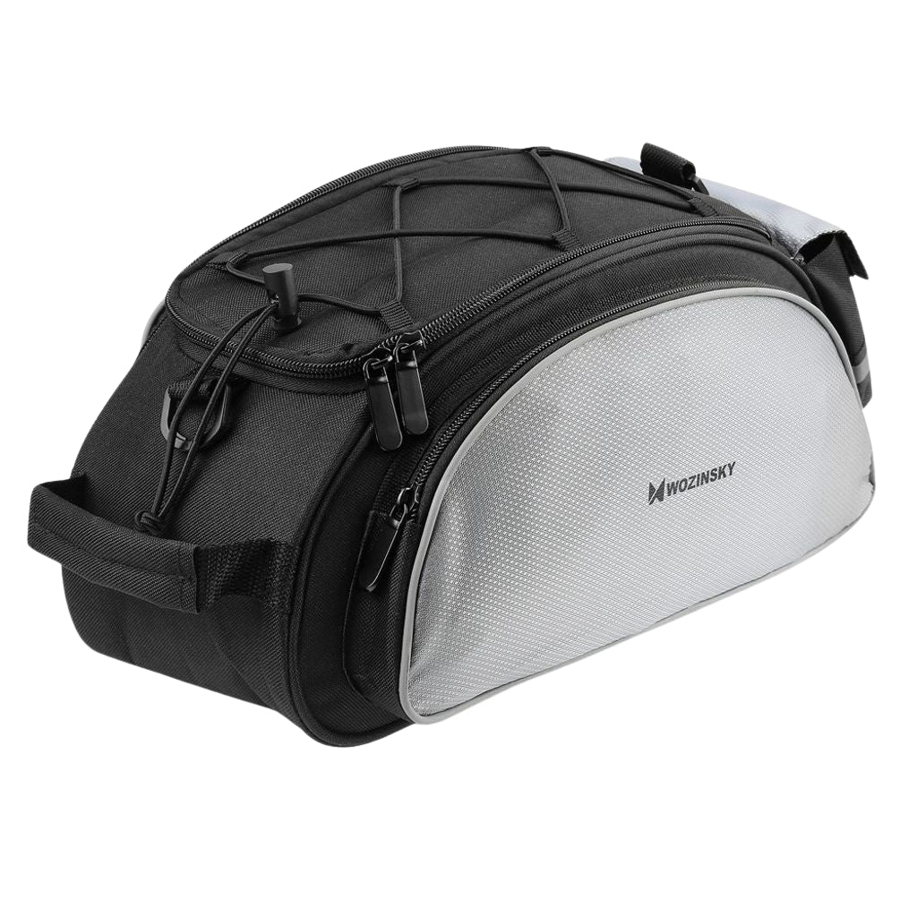 Wozinsky Bicycle Bag with Shoulder Strap - Black/Grey