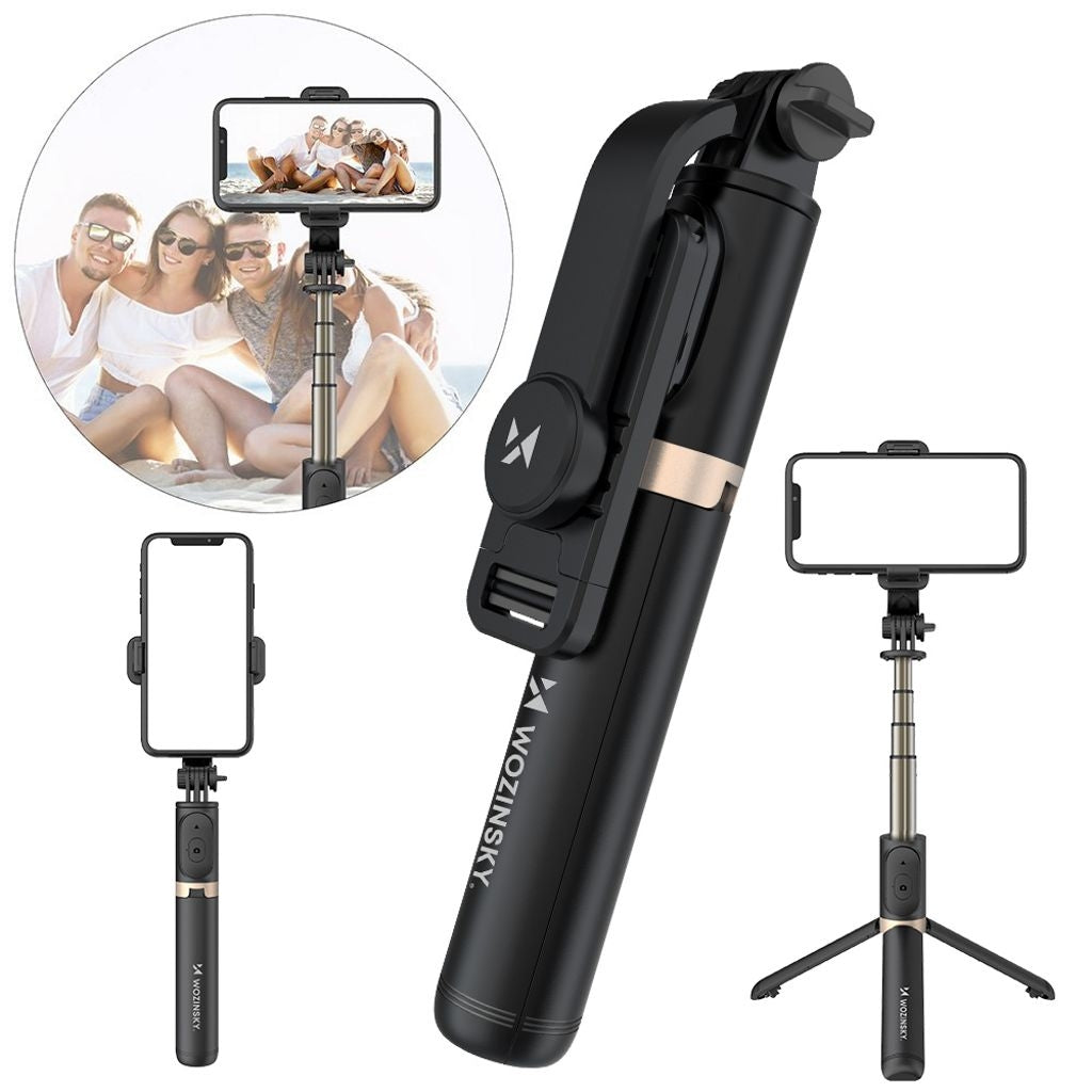 Wozinsky Bluetooth Selfie Stick with Tripod & Remote Control