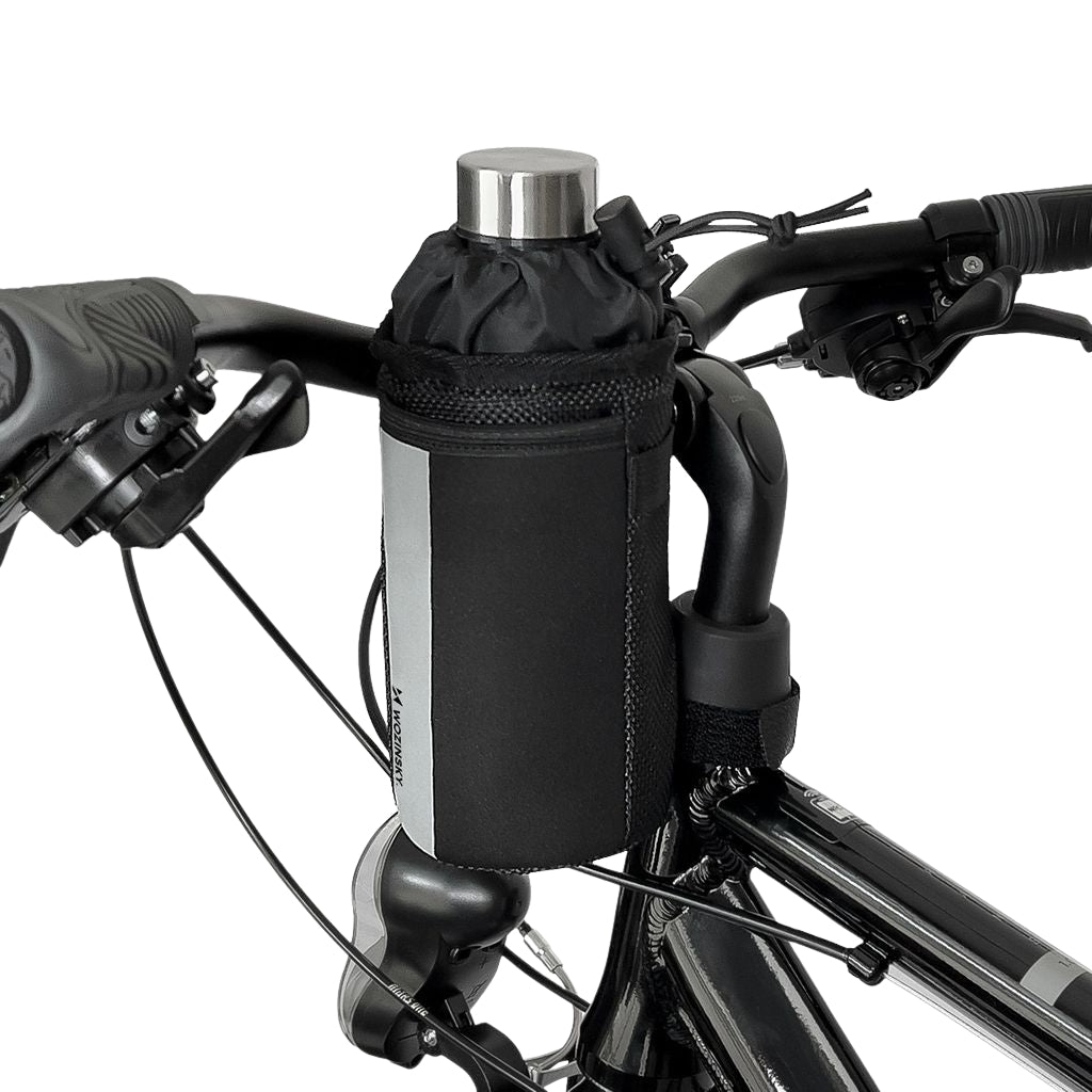 Wozinsky Thermal Bag for Water Bottle for Bicycle/Scooter, 1L - Black