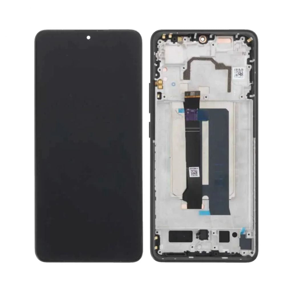 Xiaomi Poco X6 Pro 5G-skärm med ram - gul