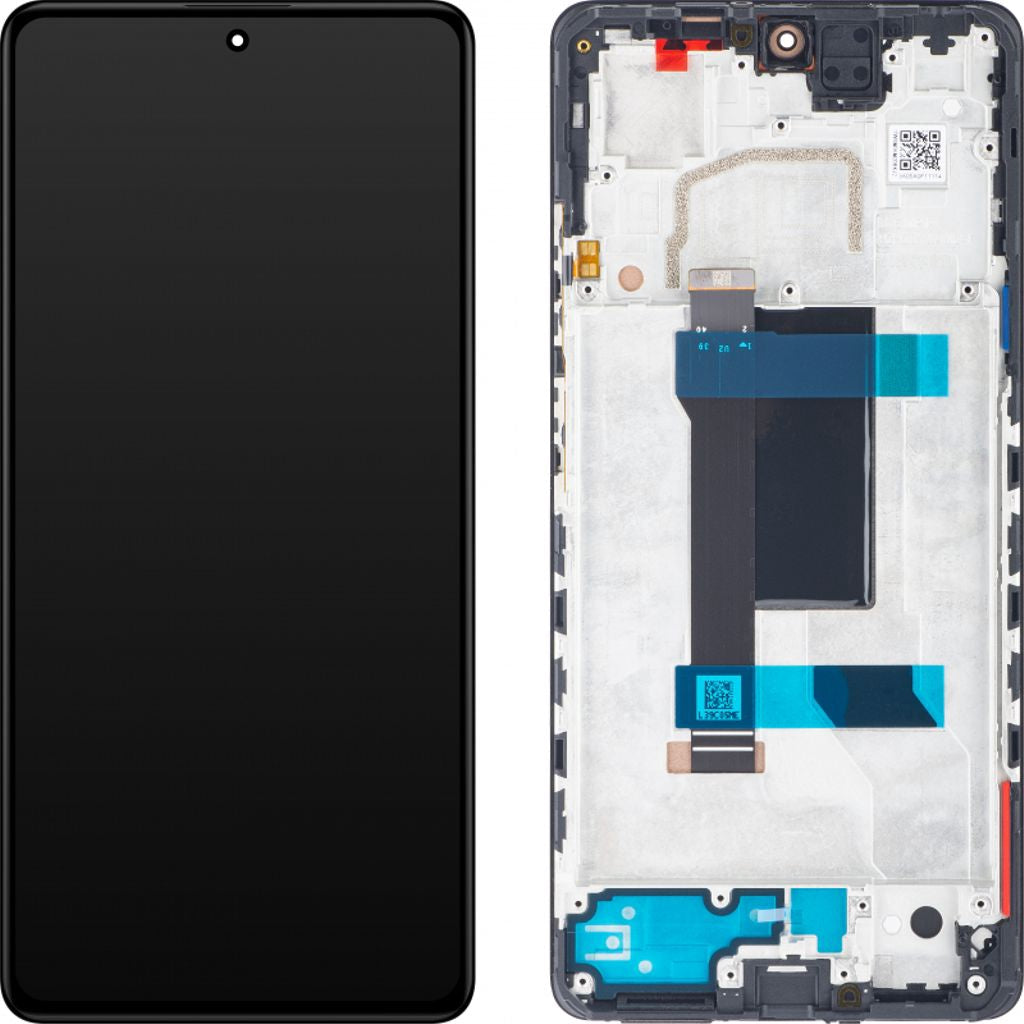 Xiaomi Redmi Note 12 Pro 5G / Poco X5 Pro 5G 20222 Skärm - Svart