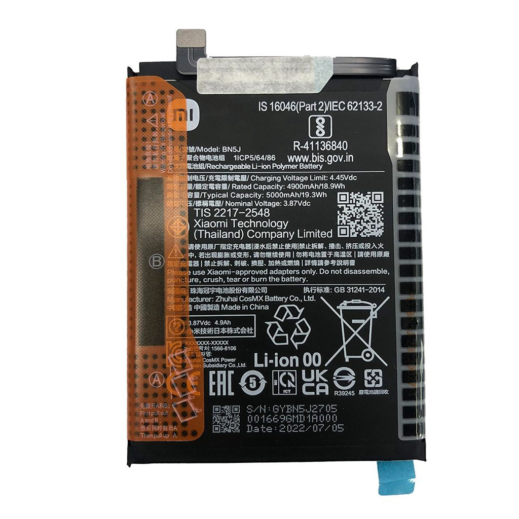 Xiaomi Redmi Note12 Pro+ Batteri