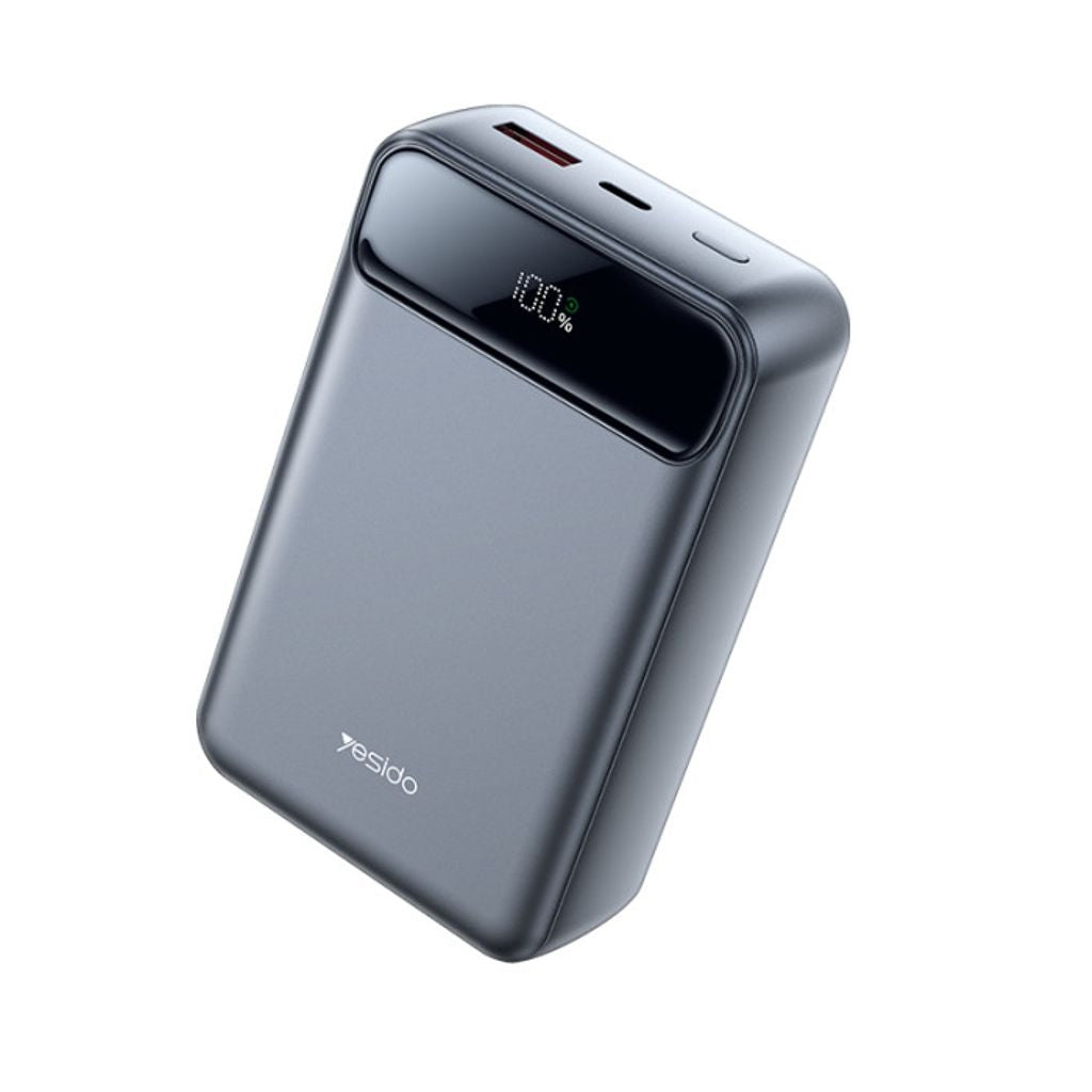 Yesido Fast Charging Wireless Power Bank 20000mAh 35W - Gray