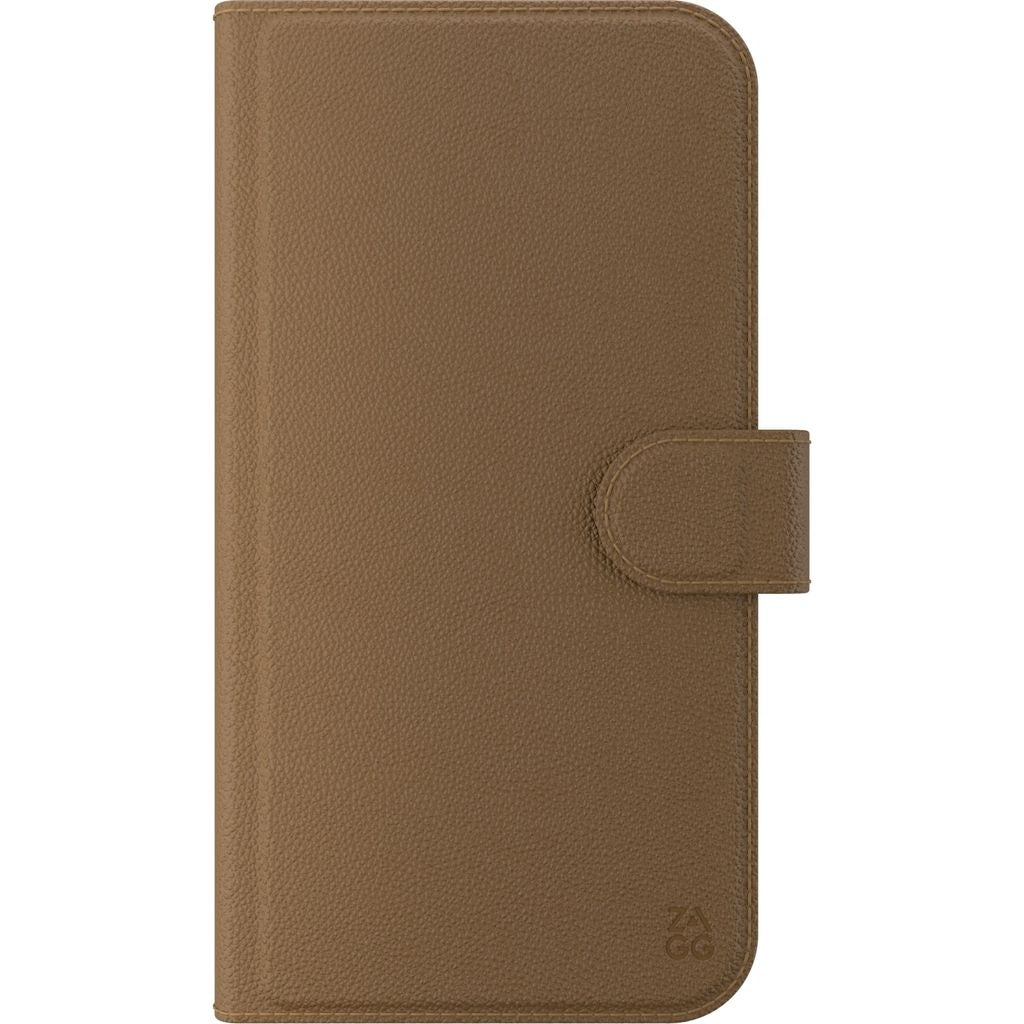 Zagg iPhone 15/14/13 Wallet Cover - Brown
