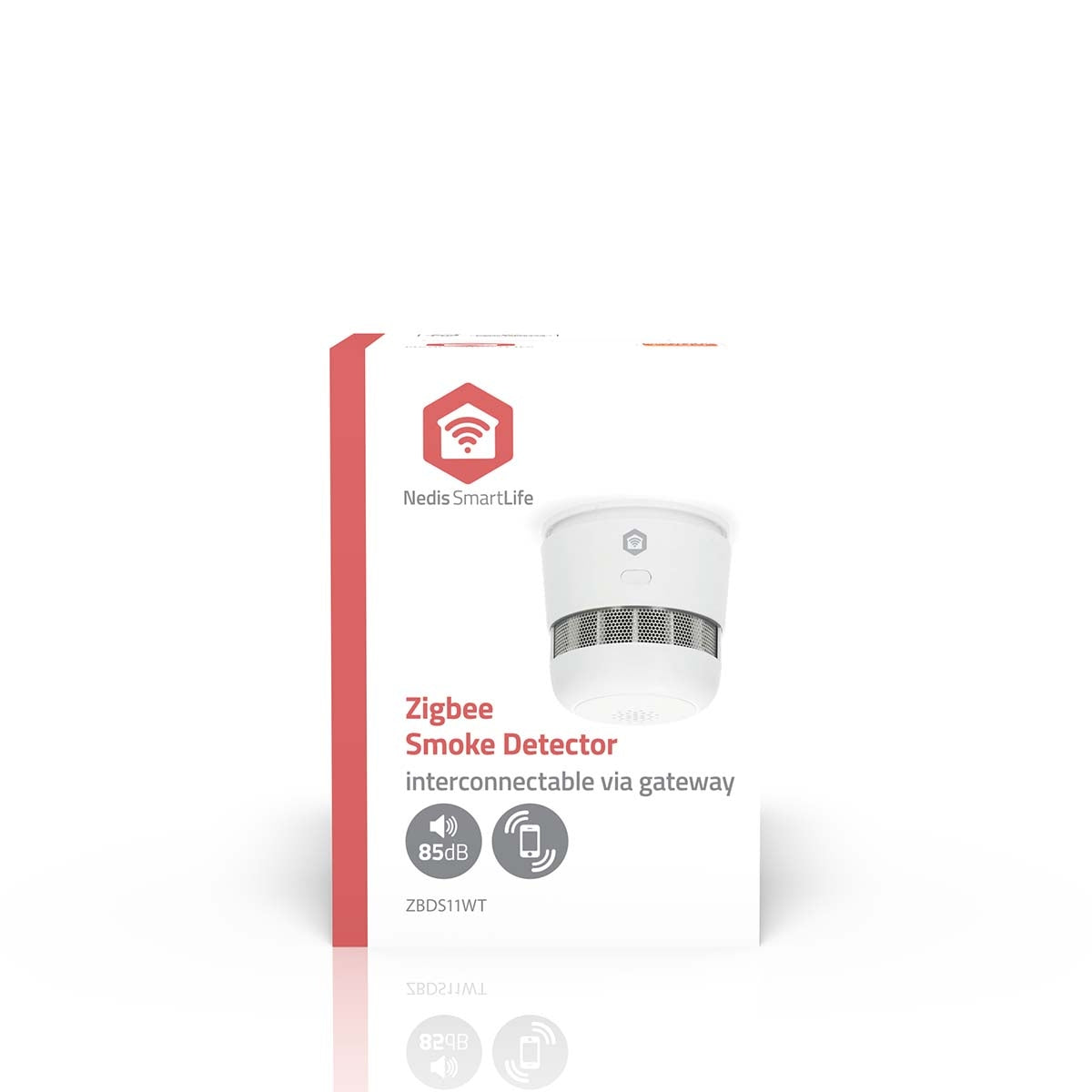 Zigbee 3.0 Smoke Detector, Battery Powered, 10-Year Sensor
