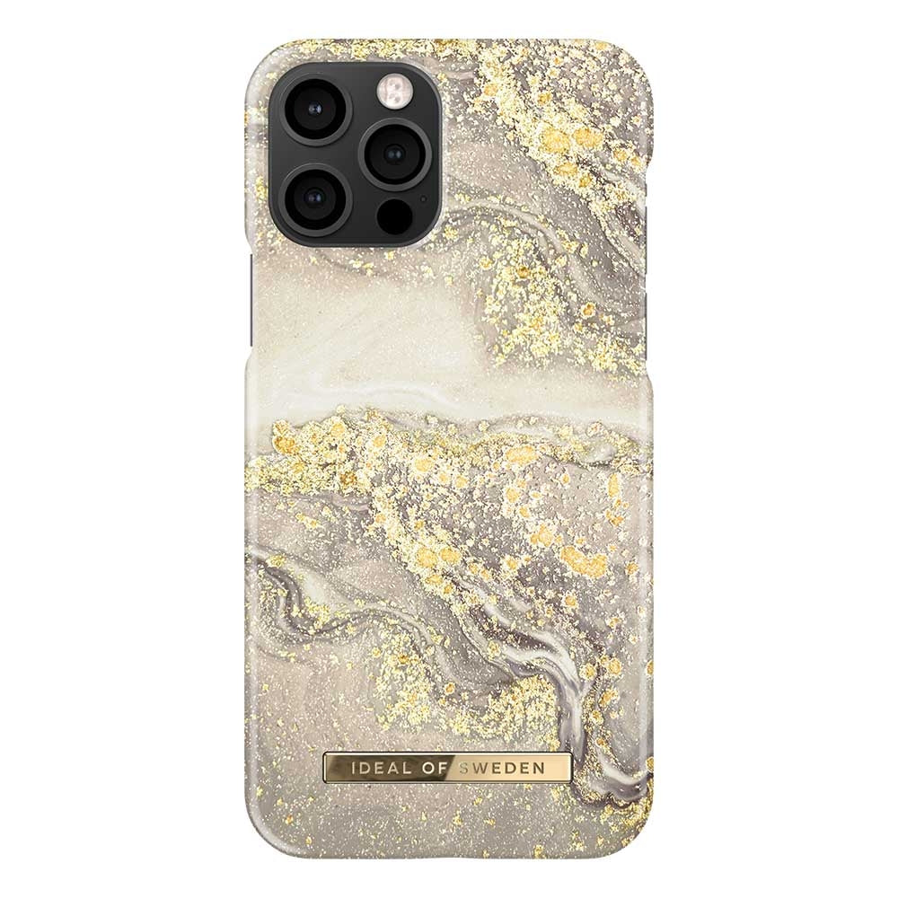 iDeal Fashion Case for iPhone 12/12 Pro - Sparkle Greige Marble