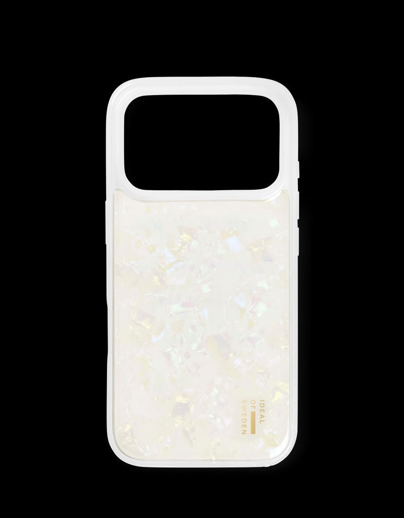 iDeal of Sweden iPhone 17 Pro Pearlized Case - White