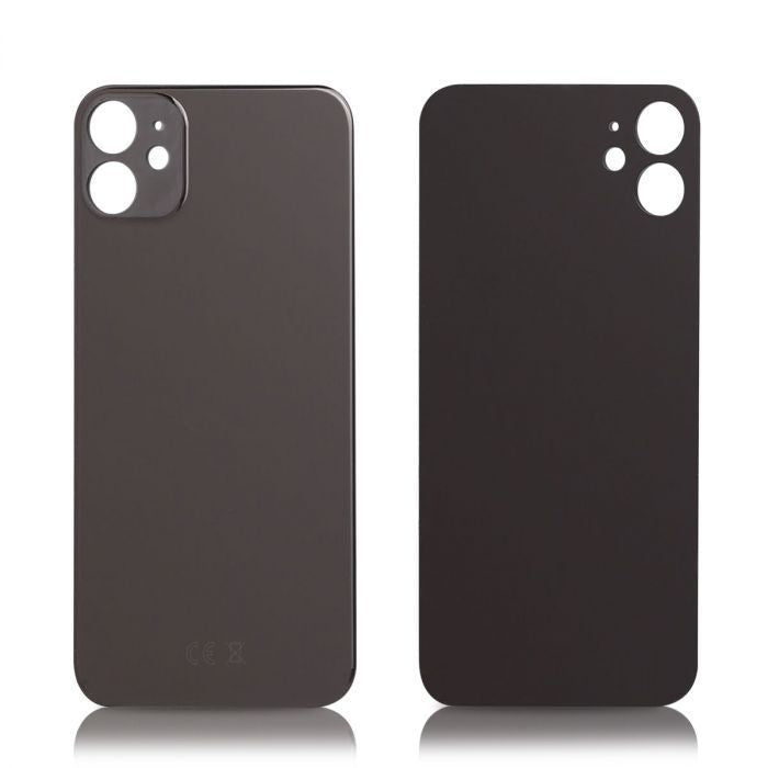 iPhone 11 Back glass without logo High Quality Space Grey