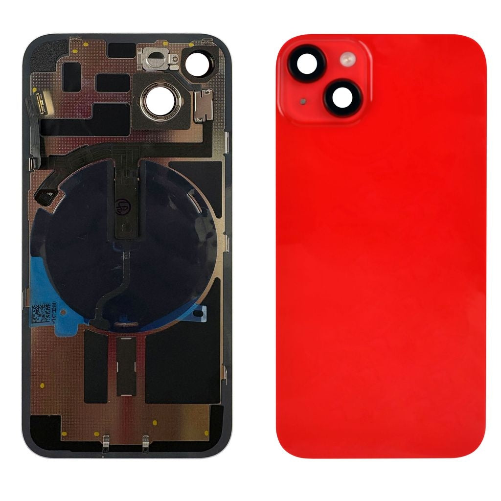 iPhone 14 Back Cover with Small Parts - Red