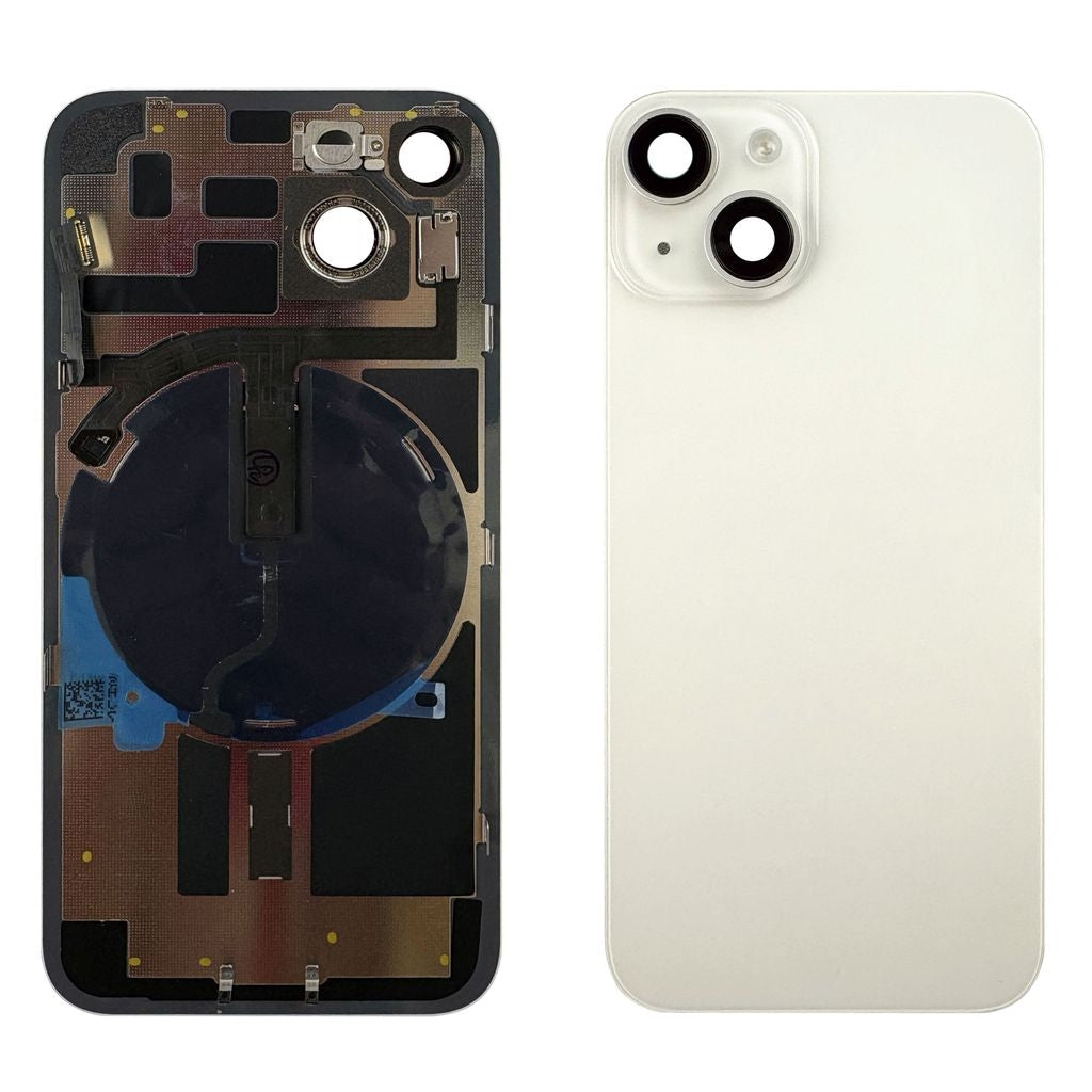 iPhone 14 Back Cover with Small Parts - Silver (Starlight)