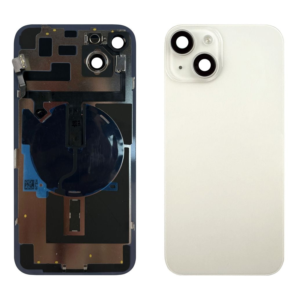 iPhone 14 Plus Back Cover with Small Parts - Silver (Starlight)