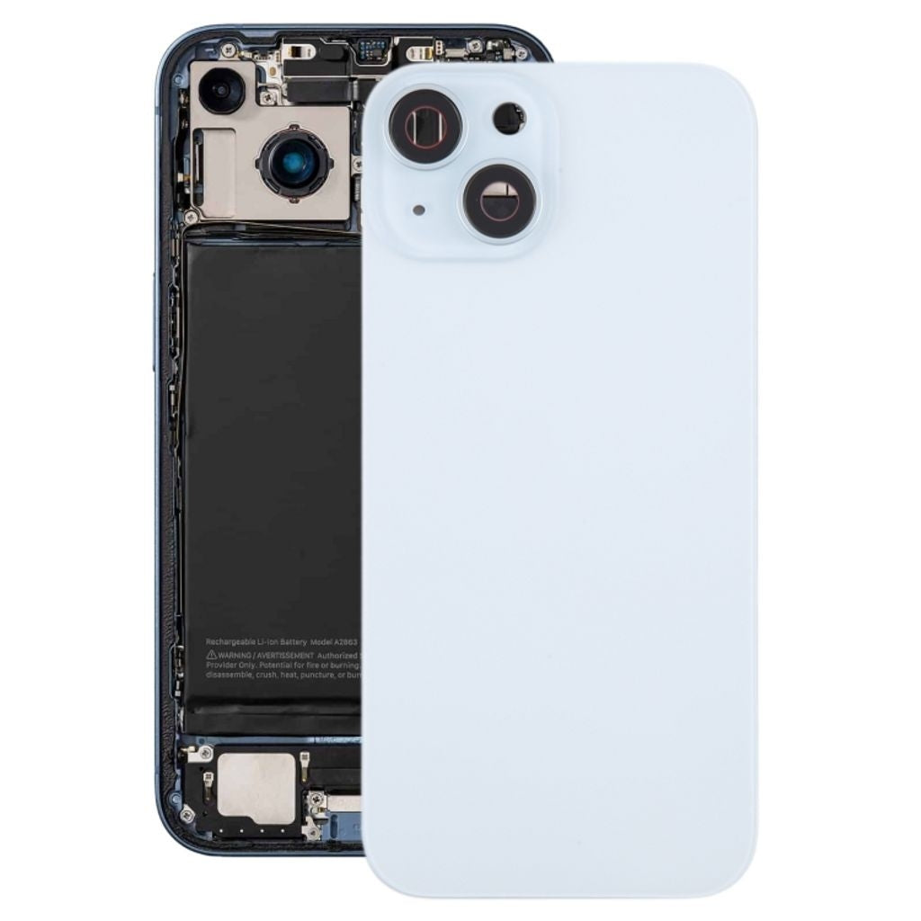 iPhone 15 Plus Back Cover with Small Parts - Blue