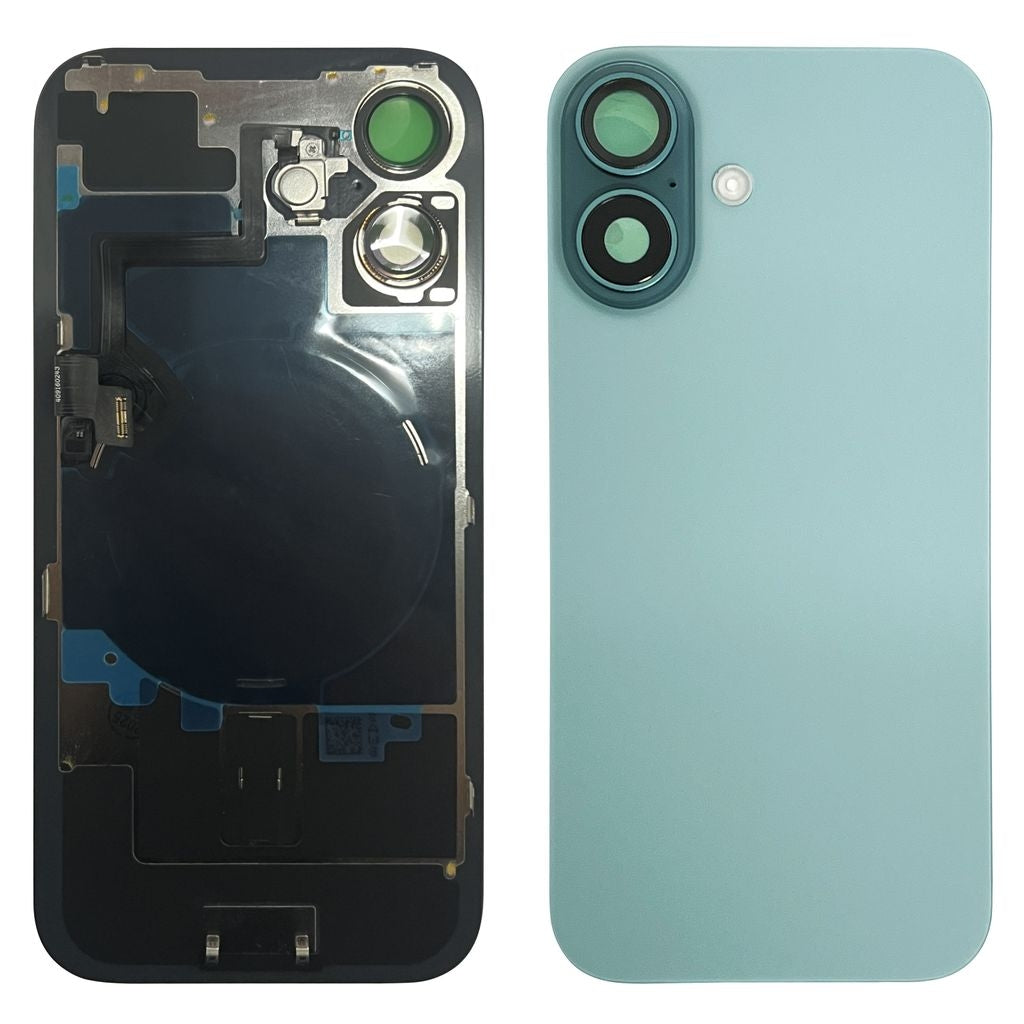 iPhone 16 Back Cover with Small Parts - Teal