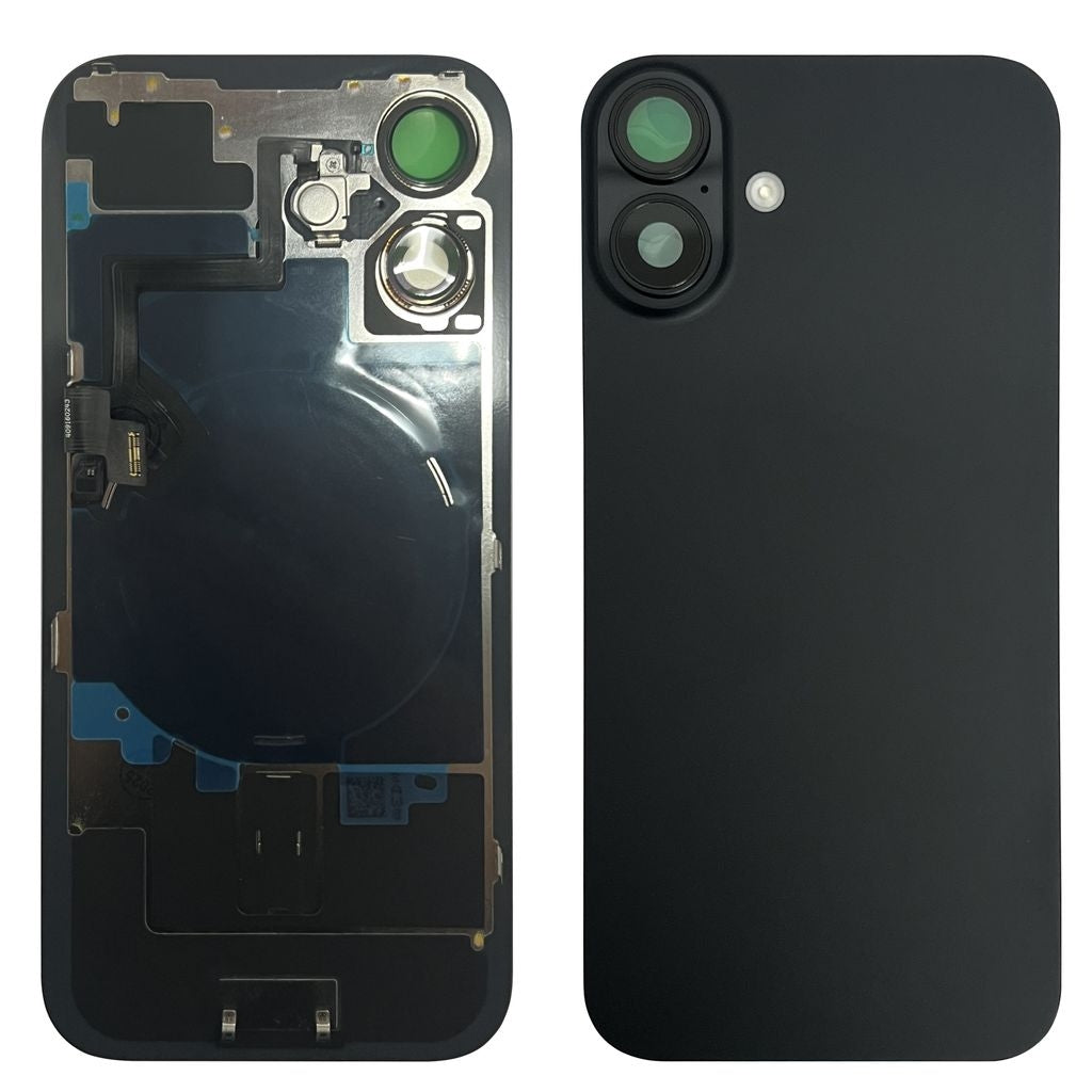 iPhone 16 Plus Back Cover with Small Parts - Black