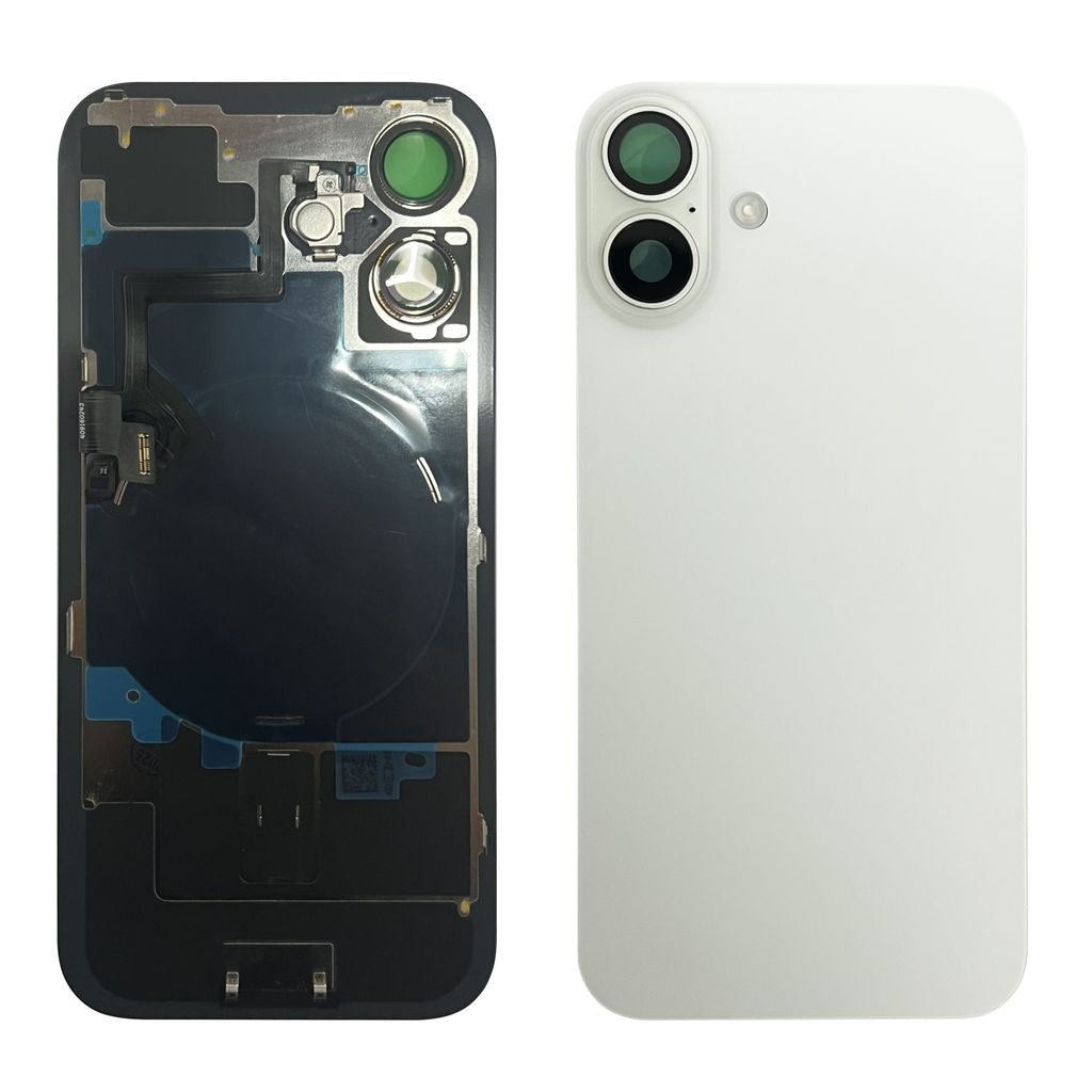 iPhone 16 Plus Back Cover with Small Parts - White