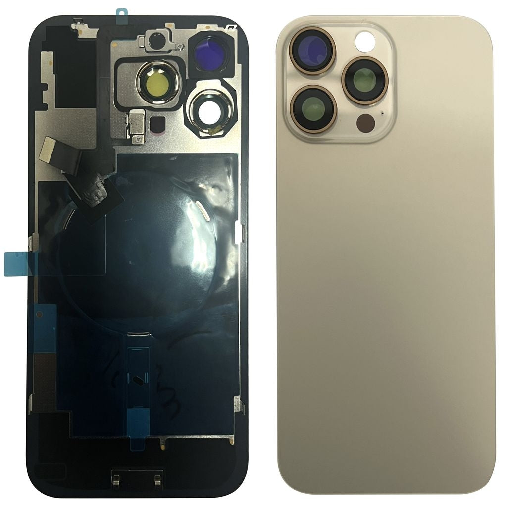 iPhone 16 Pro Max Back Cover with Small Parts - Desert Titanium