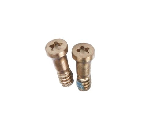 iPhone 7, 7 Plus Bottom screws 2 pcs - Gold