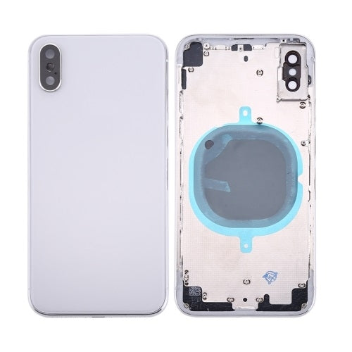 iPhone X Back & Frame - White