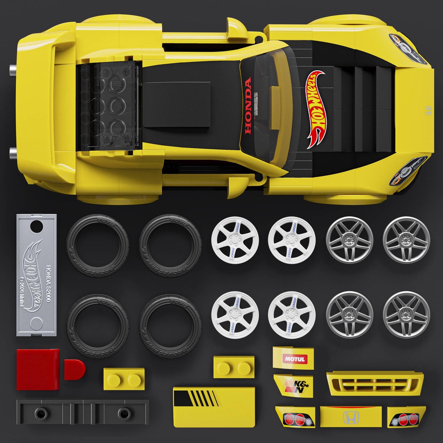 07 Honda S2000 Model Kit, 1:32 Scale, 256 Pieces