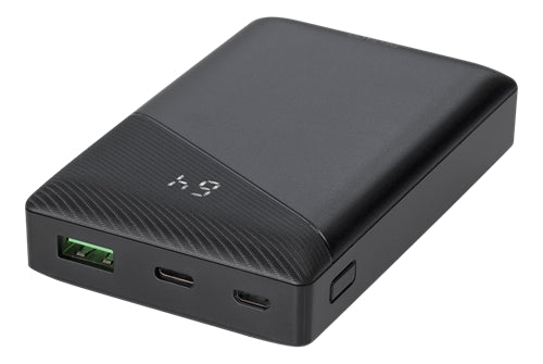 10000mAh Deltaco Powerbank 1xUSB-A fast charging 1xUSB-C PD
