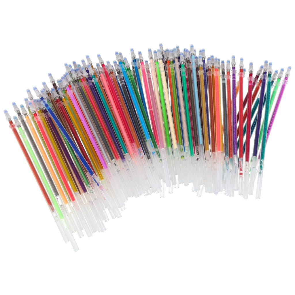 100 Color Gel Pens with Case and Refills