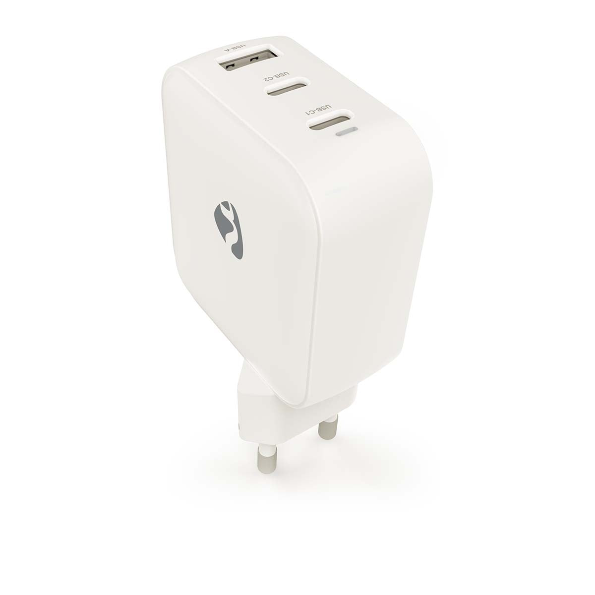 100W GaN Wall Charger, 3 Ports, USB-C PD & USB-A
