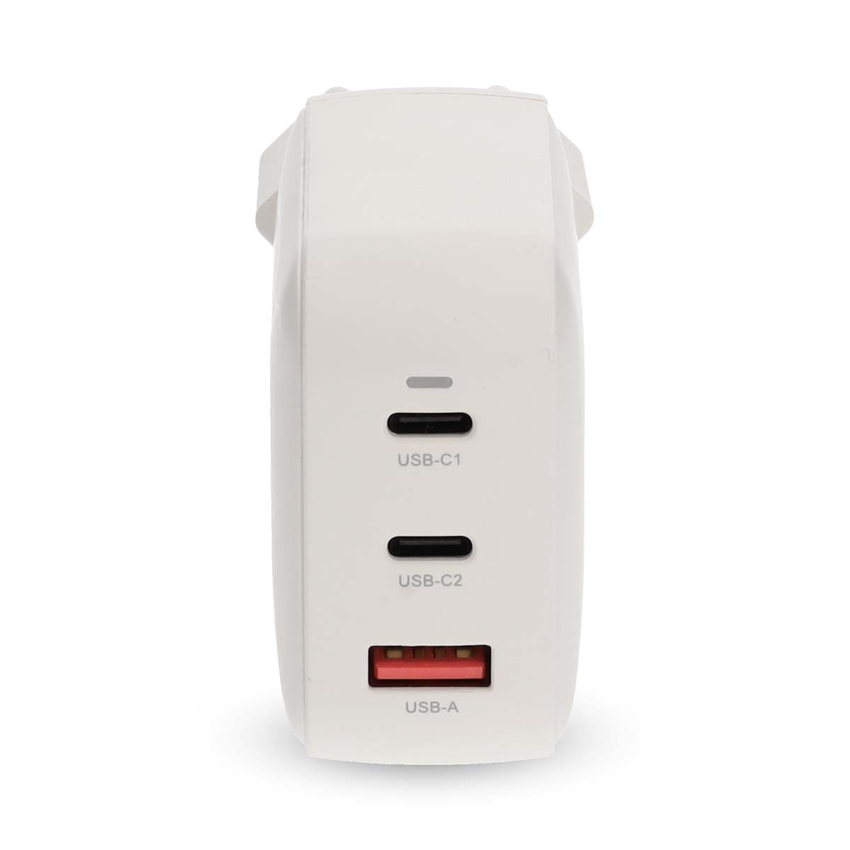 100W GaN Wall Charger, 3 Ports, USB-C PD & USB-A