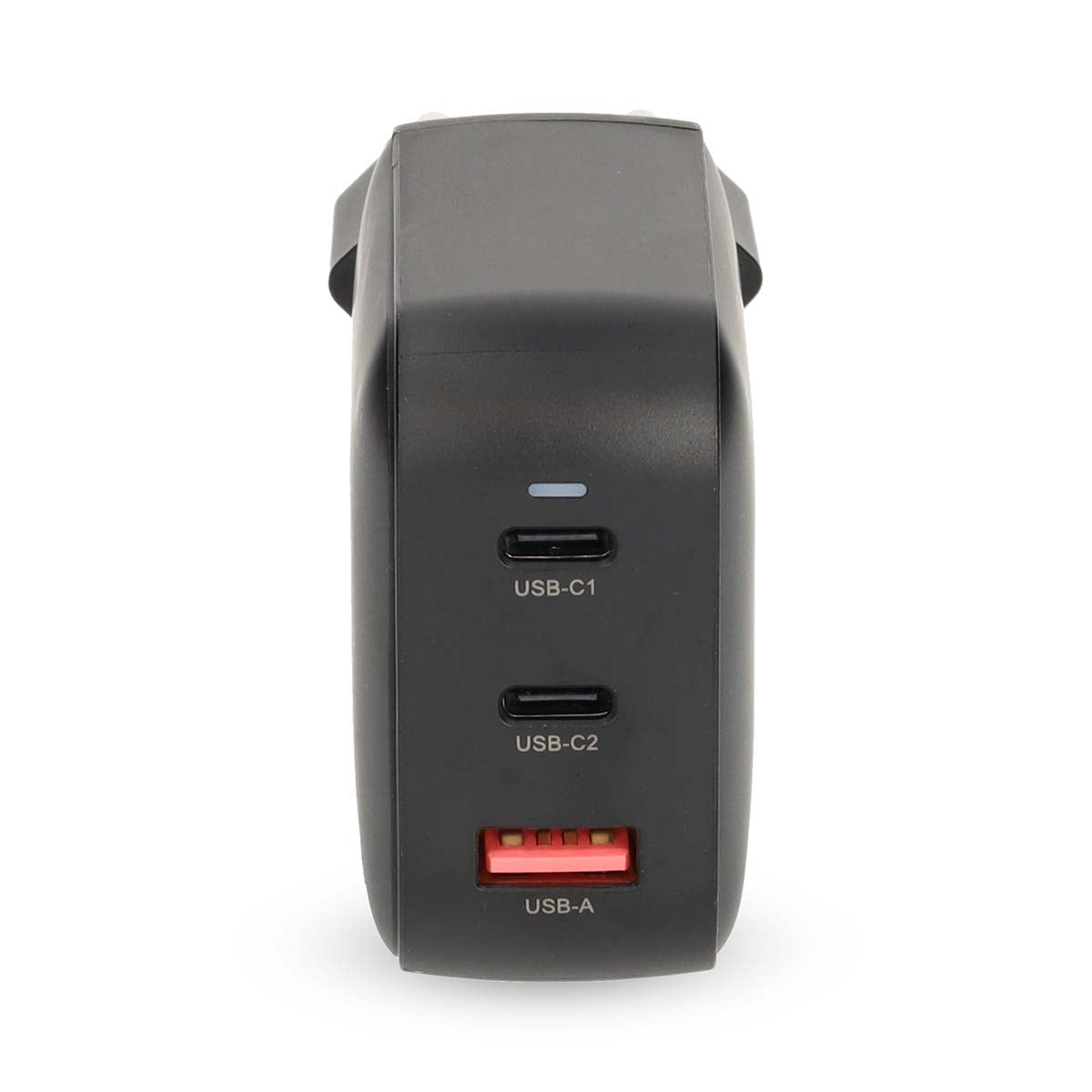 100W GaN Wall Charger, 3 Ports, USB-C PD & USB-A Quick Charge