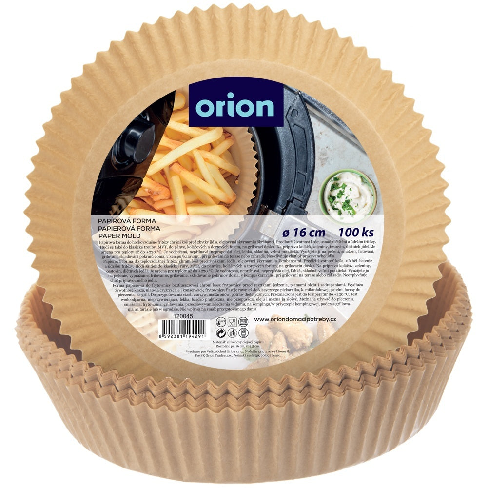 100-pack disposable inserts for air fryers, oil resistant, 230°C