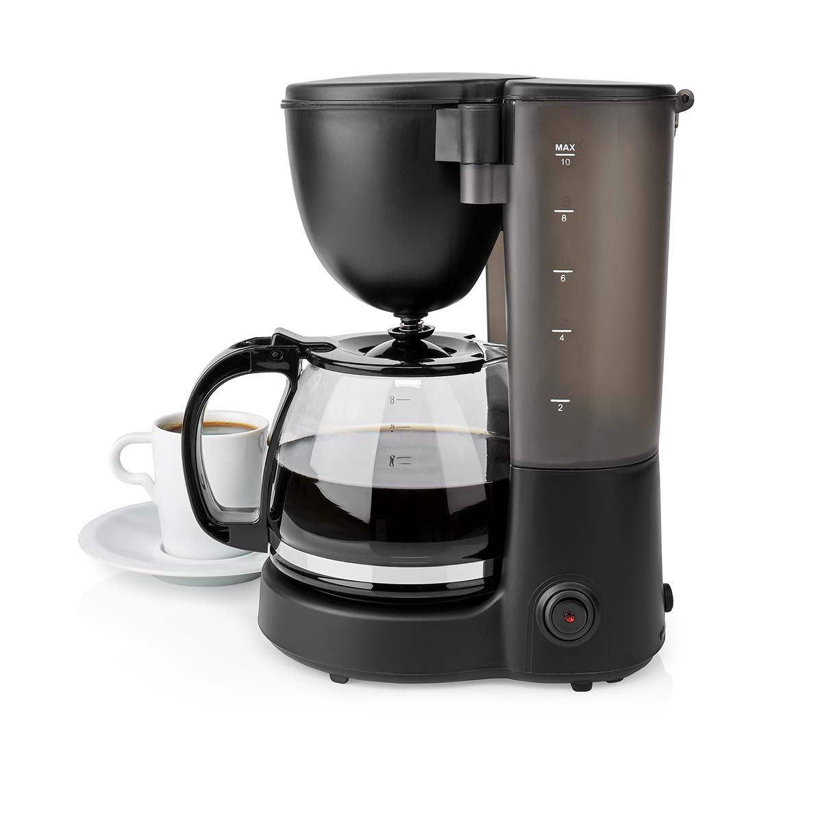 10-Cup Coffee Maker, 1.25L, 750W, Keep-Warm, Auto Shut-Off