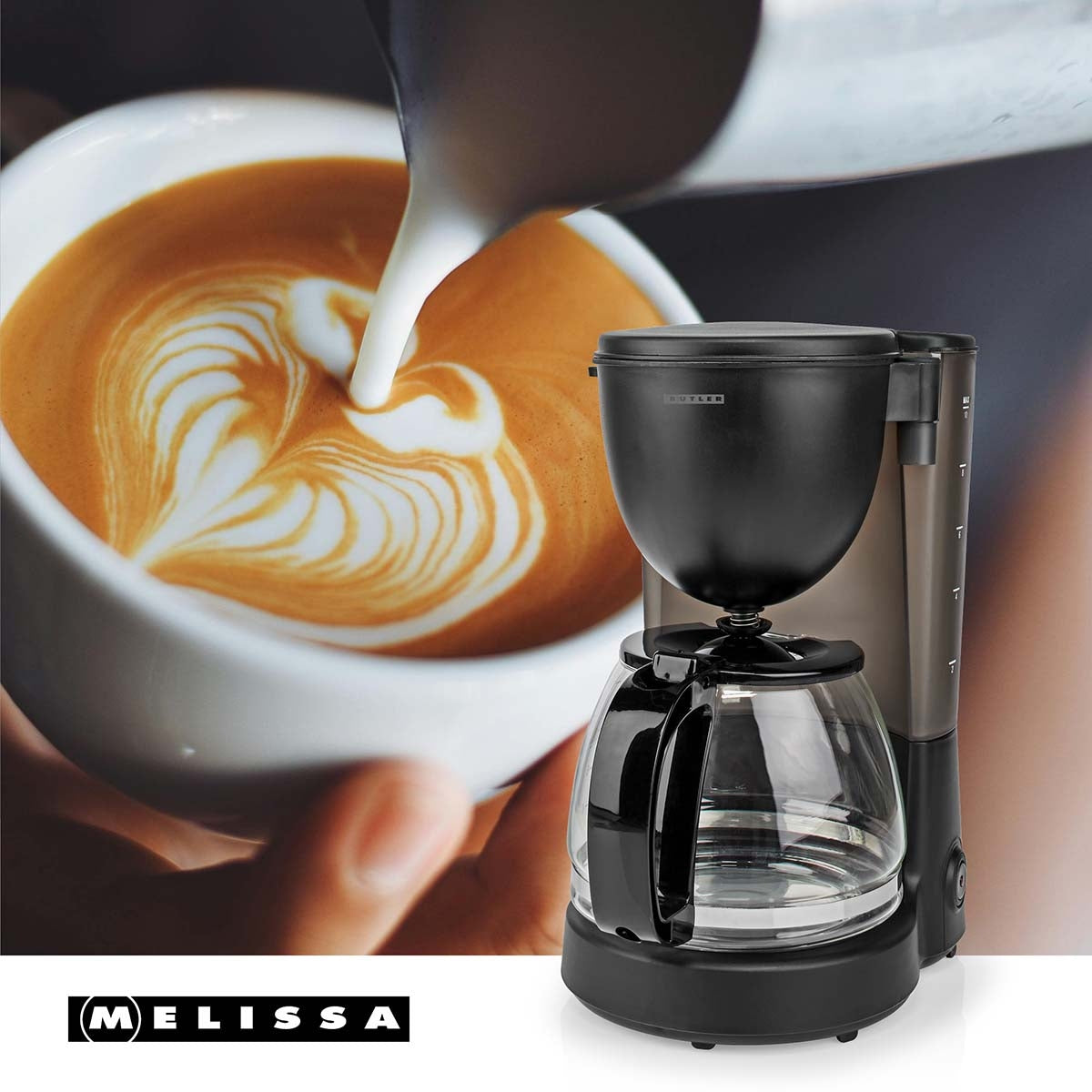 10-Cup Coffee Maker, 1.25L, 750W, Keep-Warm, Auto Shut-Off