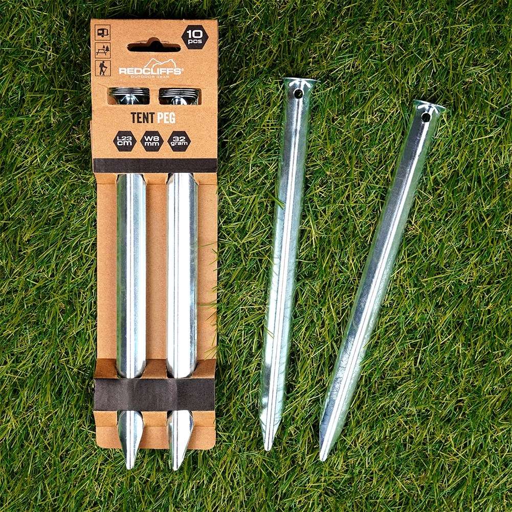 10 Metal Tent Pegs: Stable Anchoring in All Terrain