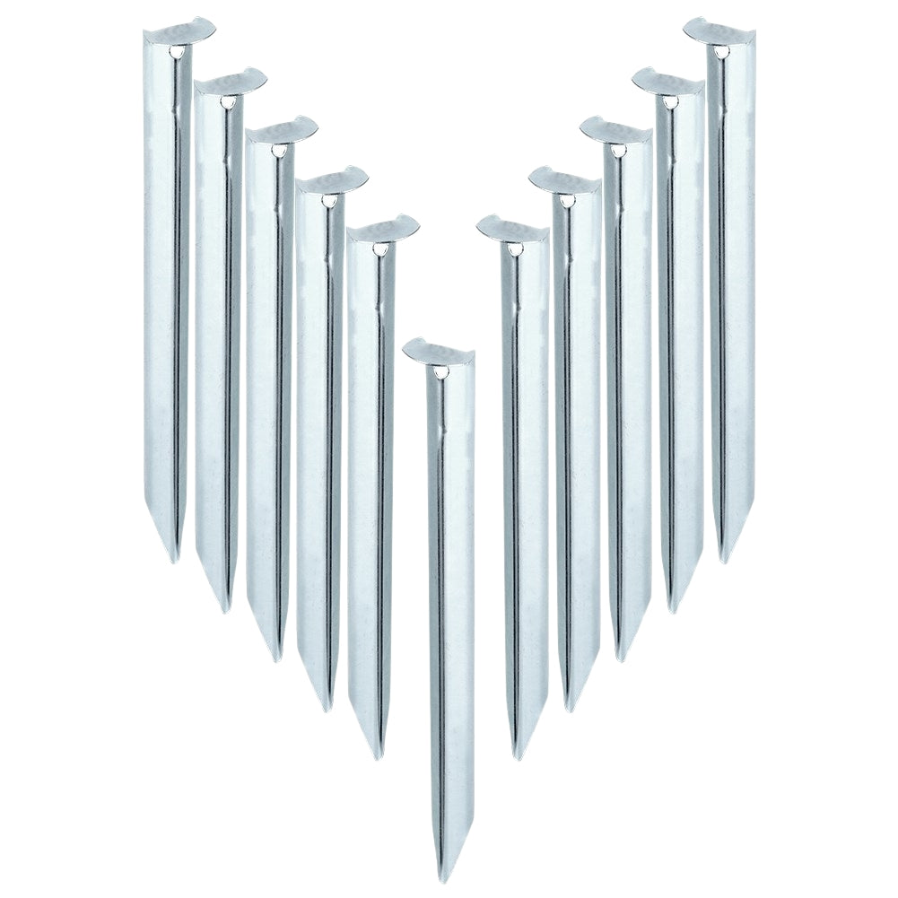 10 Metal Tent Pegs: Stable Anchoring in All Terrain