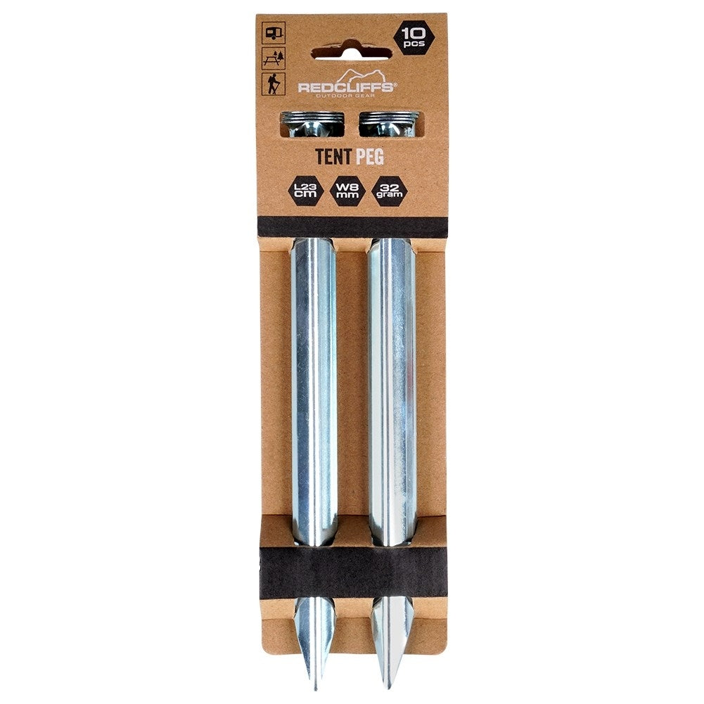 10 Metal Tent Pegs: Stable Anchoring in All Terrain