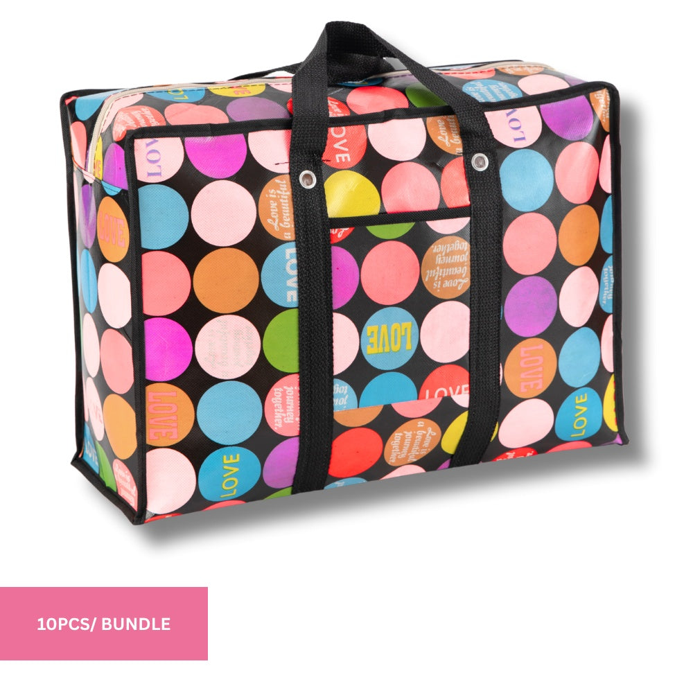 10-Piece Reusable Shopping Bags, Non-Woven, 50x35x20cm